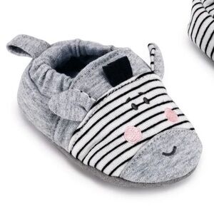Zebra Demdaco Soft Baby Booties